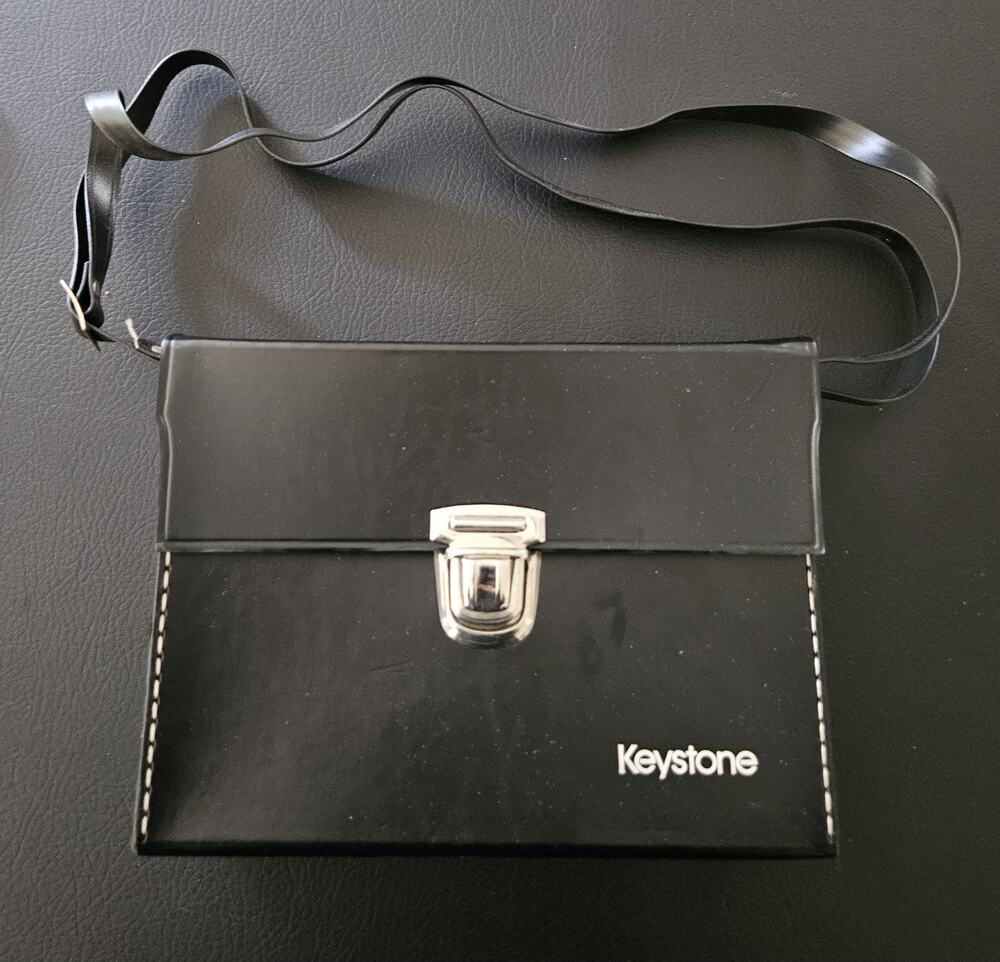 Keystone Vintage CAMERA CASE W/ STRAPS (8.5x6.5x2 3/4 INCHES)